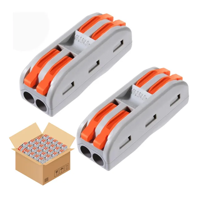 ' Kit 10 Conector 2 Vías 32a/250v Empalme Eléctrico Compacto