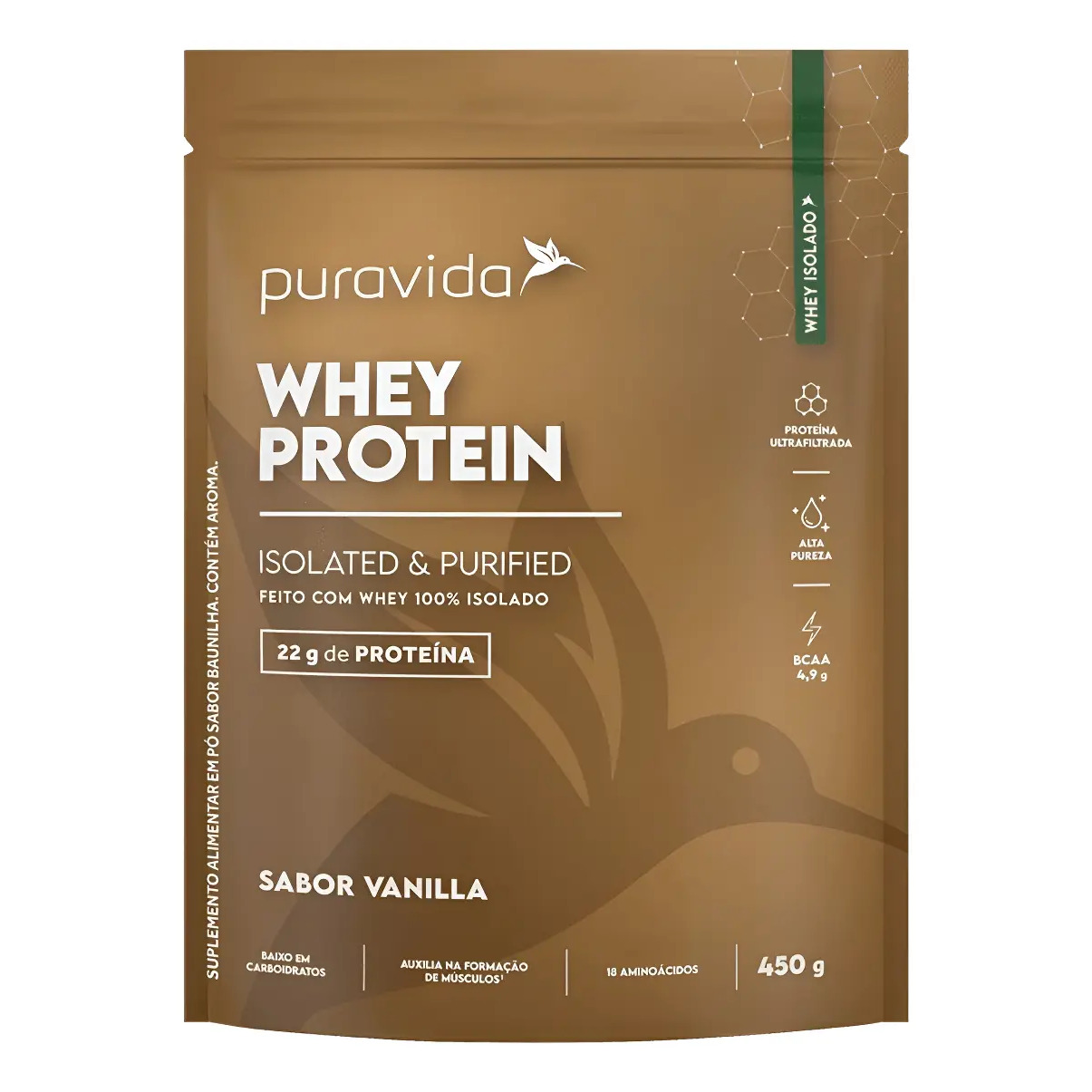 Whey Protein Isolado Pura Vida Low Carb