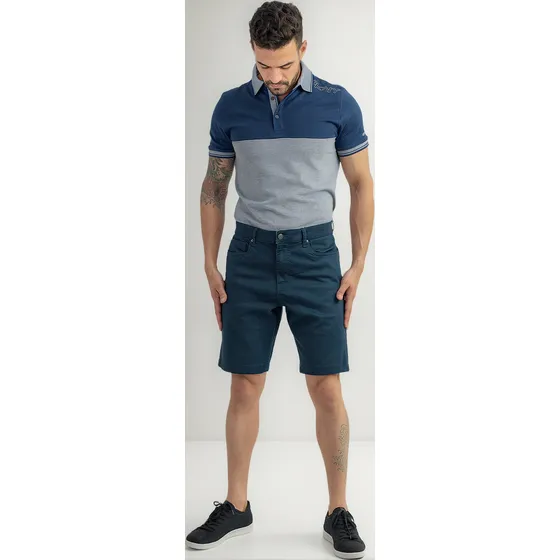 Bermuda Dkny Khk Pàra Hombre Azul