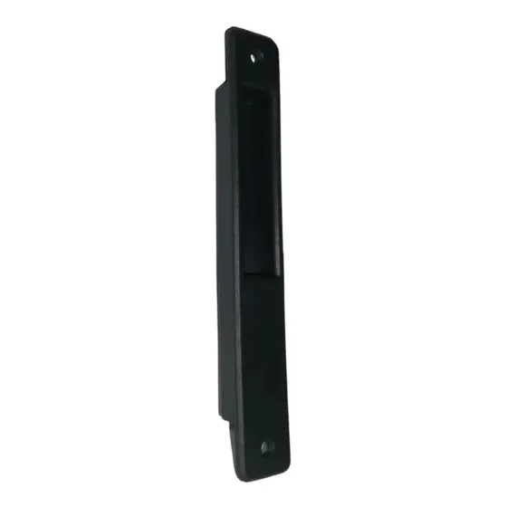 Jaladera Uñero De Embutir Para Puerta Ventana Aluminio 4 Pz Color Negro