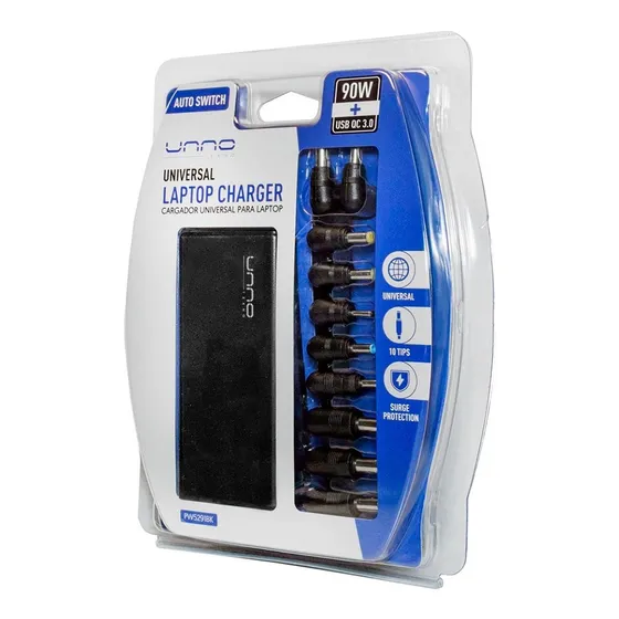 Cargador Universal Pared Laptop Unno 10 Puntas Hp Acer Bagc