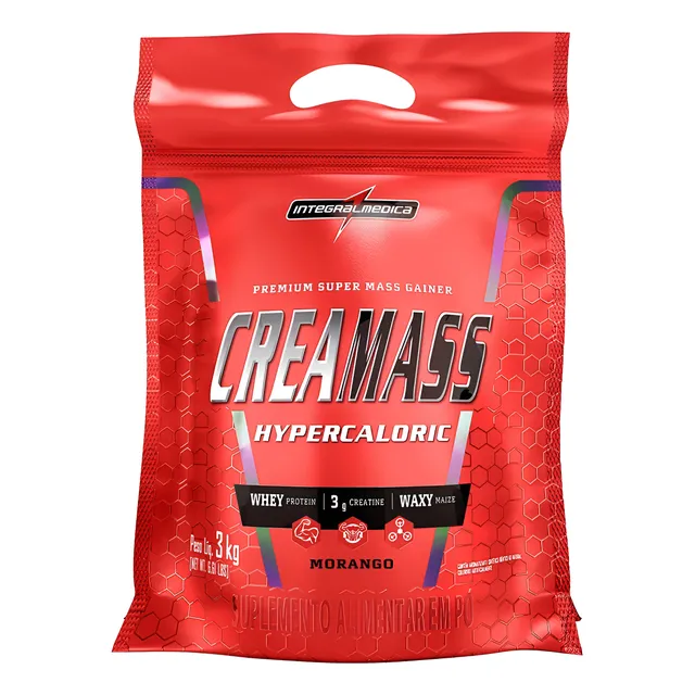 Hipercalorico Com Creatina Creamass 3kg - Integralmedica