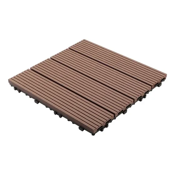 Piso Jardin Deck Wpc Modular 30x30cm Fácil Instalación 1m2