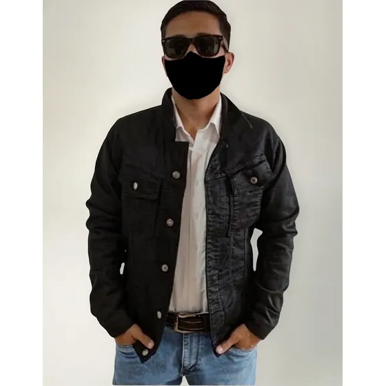 Espectacular Chaqueta Jean  Para Hombre  Tipo Exportacion