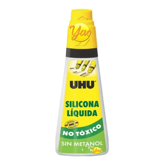 Adhesivo De Silicona Liquida Uhu 95 Ml Pegamento Pega Todo