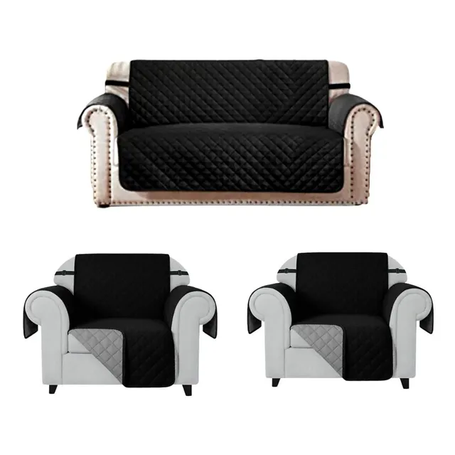 Set Cubre Sofa Con Ligas Ajustadoras 2+1+1 Anti-derrame