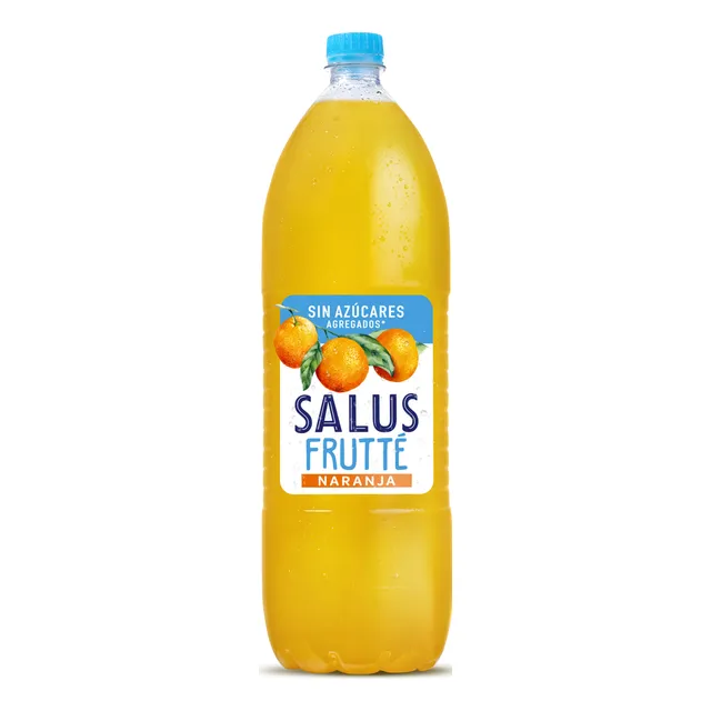 Agua Saborizada Sin Azúcar Naranja Salus Frutte 2.25 L