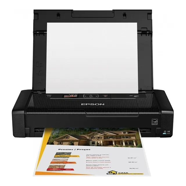 Impresora Portátil A Color Simple Función Epson Workforce Wf