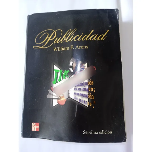 Libro Publicidad De William Arens Usado