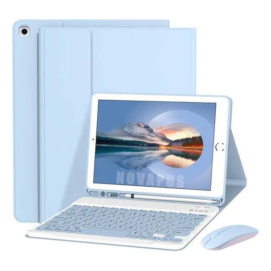 Capa Para Tablet S6 Lite Com Teclado E Mouse Inteligentes