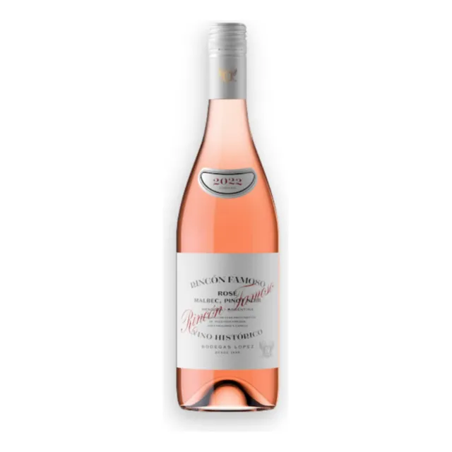 Rincón Famoso Vino Rosé Pinot Noir Malbec 750ml Mendoza 