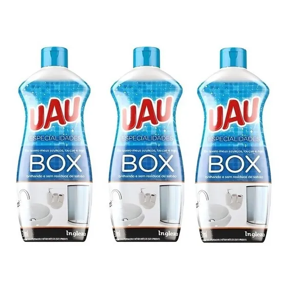 Kit 3 Unidades Limpa Box Uau Aprovado Pela Blindex 