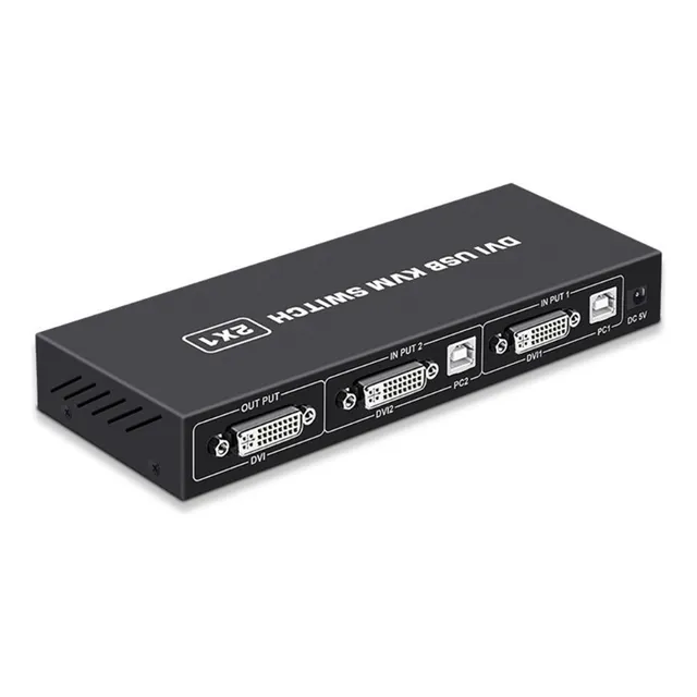 Eh1 Dvi Kvm Switch Dos En Una Salida 4k Dos Computadoras