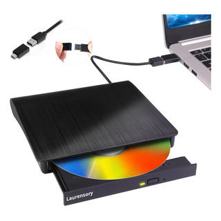 Unidad De Dvd Externa Laurensory Usb 3.0 Tipo C Para Computa Unidad De Dvd Externa Laurensory Usb 3.0 Tipo C Para Computa