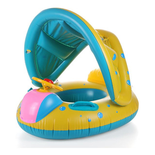 Salvavidas Flotante Albercas Para Bebés Con Toldo Salvavidas Flotante Albercas Para Bebés Con Toldo