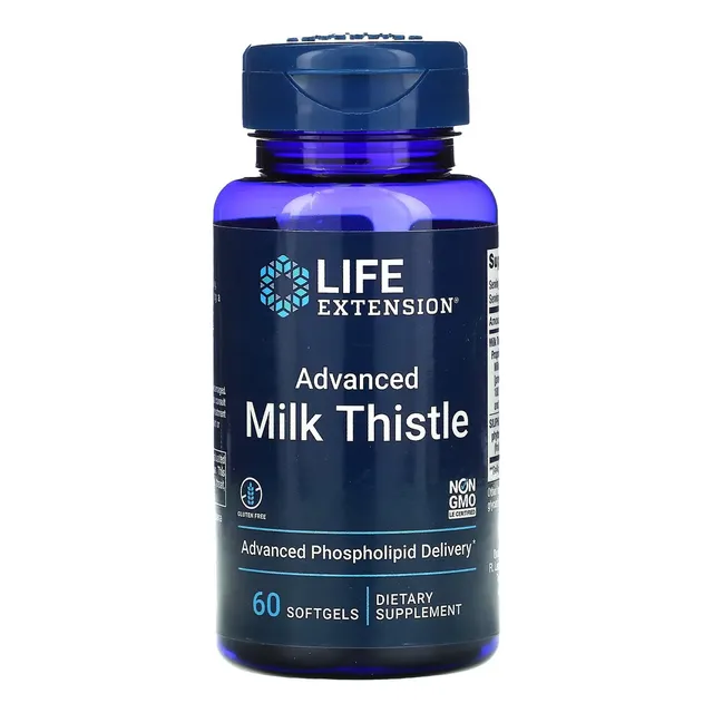 Life Extension Cardo Mariano Avanzado, 60 Softgels Sin Sabor