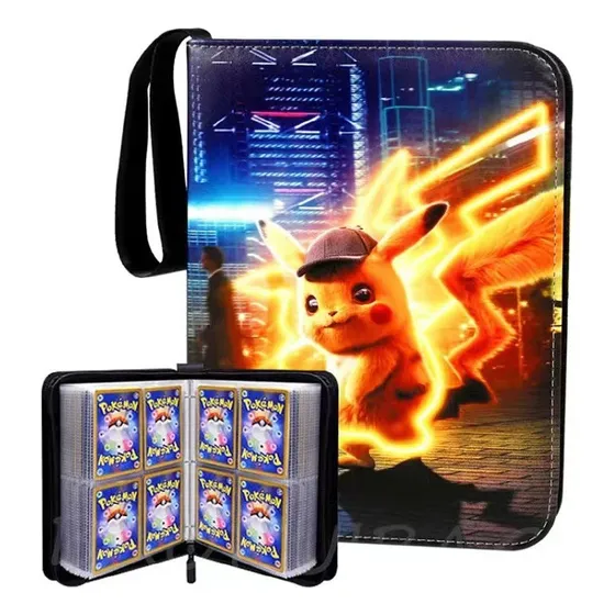 Album Pokemon - 400 Cartas Estuche Con Cierre Impermeable !