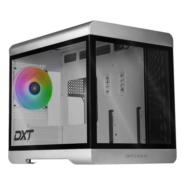 Gabinete DXT GAMING Titan T6 Mini Torre 1 Fan ARGB USB-C Aluminio CDXTT6M