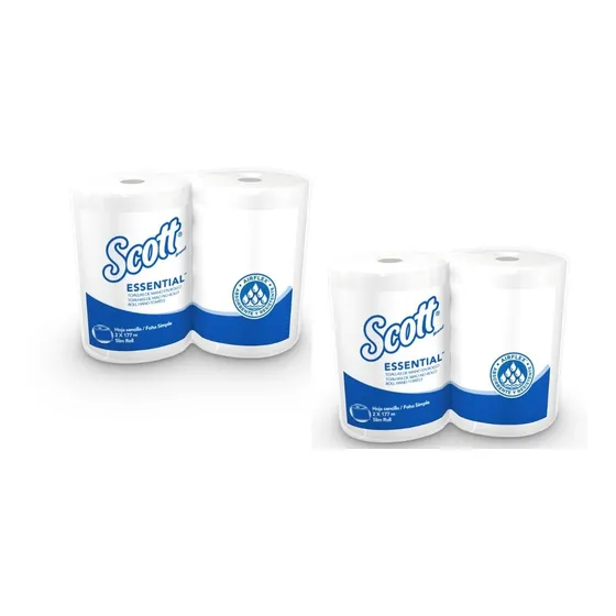Toalla De Mano Scott® Airflex - 177 Mts 4 Rollos 