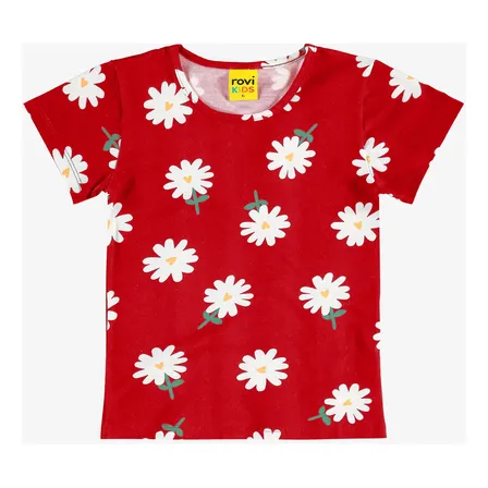 Blusa Em Cotton Rovi Kids Vermelho