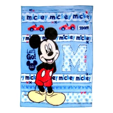Cobertor Cuna Mickey Celeste 4355mkc