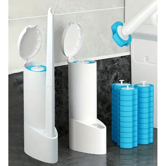 Kit De Cepillo De Baño Con Cabezales Reemplazables