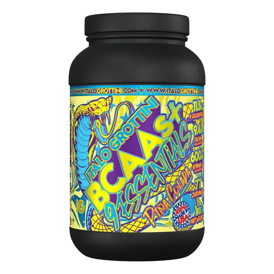 Aminoacidos Bcaas Esenciales 1 Kg 77 Servicios Italo. Sabor Piña colada