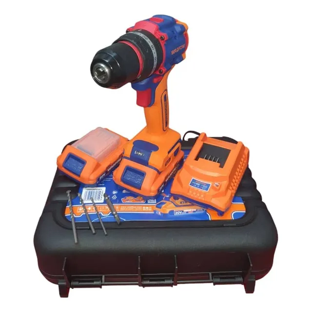 Taladro Percutor Brushless Inalambrico 20v 62nm Wadfow