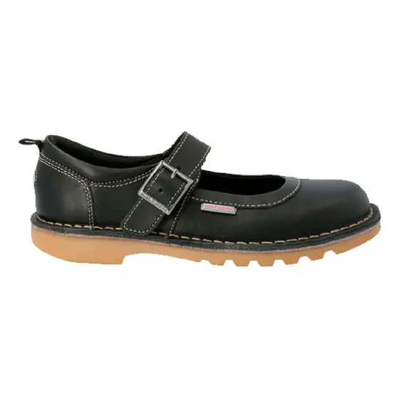 Zapato Hush Puppies Spring Traba Negro Para Niña