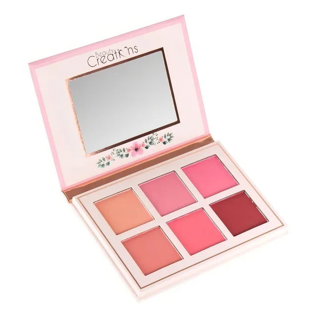 Paleta De Rubores Floral Bloom Beauty Creations Color Del Rubor Rosa