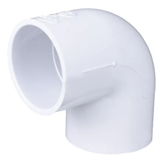 Codo De 90° Pvc 1 1/2 Pulgada Cementar Cedula 40 Paq 10 Color Blanco