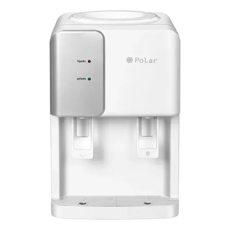Bebedouro Eletrônico Polar Branco- Agua Natural E Gelada Cor Branco 127v