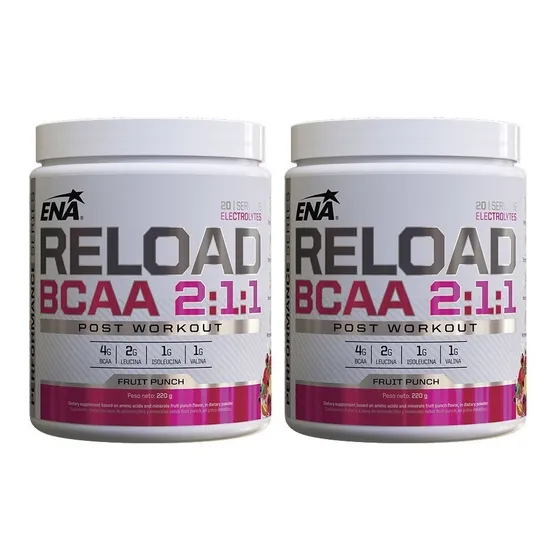 Reload Bcaa Ena 2:1:1 220 Gr X 2 Unidades Aminoacidos Post 