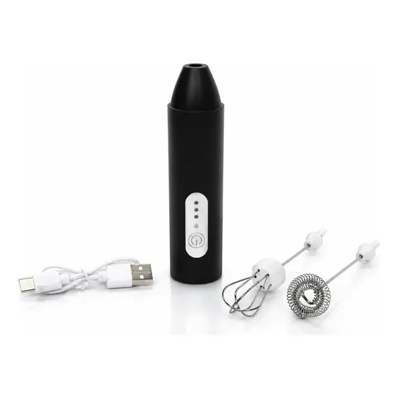 Mini Mixer Misturador De Bebida Elétrico Recarregável 2 Em 1