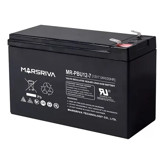 Batería Para Ups Recargable Marsriva 12v-7ah De Ácido-plomo
