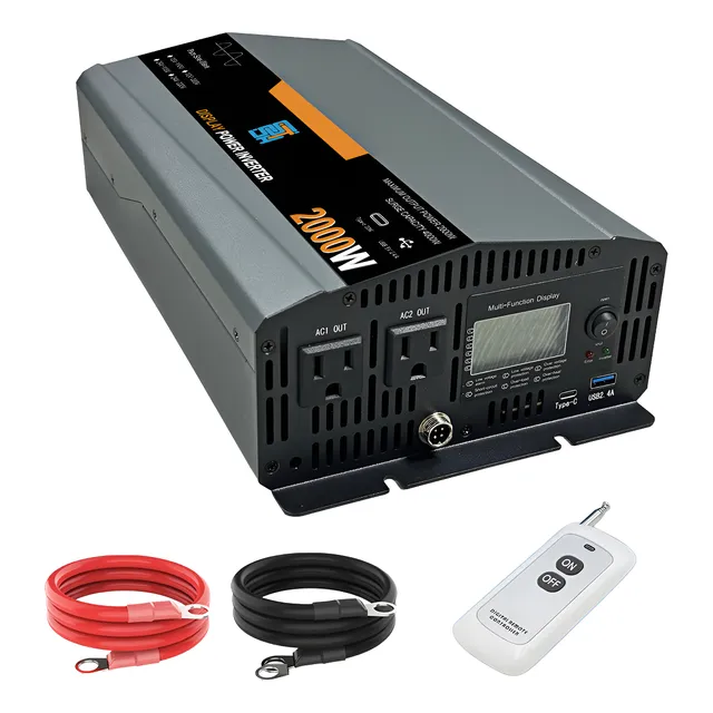 Inversor Solar Onda Sinusoidal Pura Mts-2000w 24v/110v 60hz