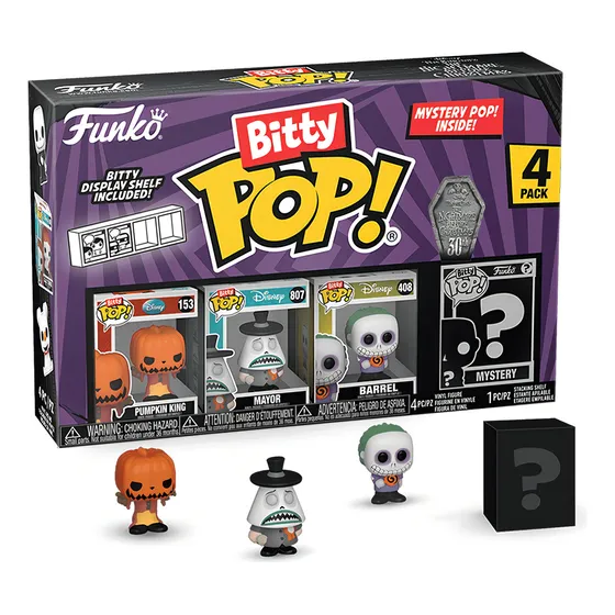 Sorpresa de Funko Bitty Jack Skellington Pumpkin Mayor Barrel