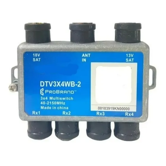 Splitters Multiswitch 3x4 Original Mayor Y Detal Nuevo 