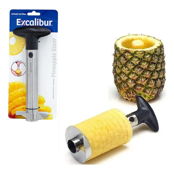 Cortador Rebanador De Piña Con Hoja Afilada Cocina Hogar