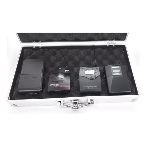 Case P/ Bodypack E Microfone Sem Fio Akg, Shure, Sennheiser.