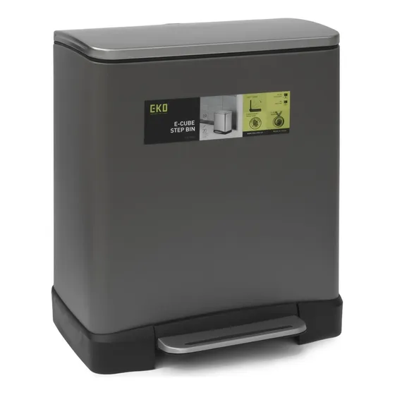 Basurero Soft Grey Eko 20 Lt