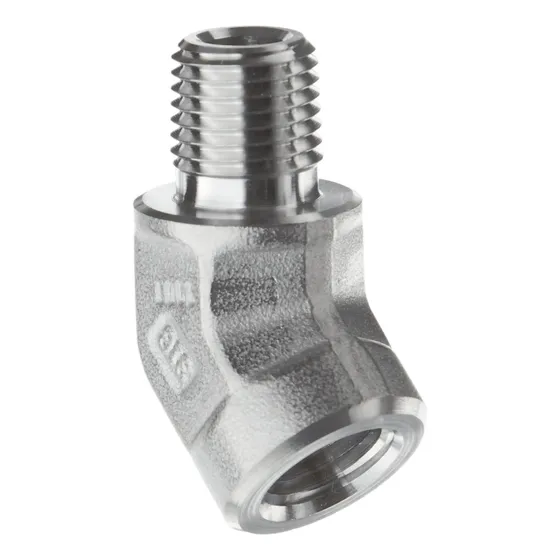 Parker Acero Inoxidable 316 Pipe Fitting 45 Grado Codo Calle