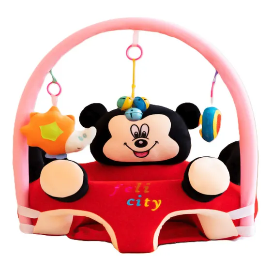 Cojin Almohada Silla Sofá Asiento Aprender Sentar Portátil Felpa Suave Fácil Limpiar Seguro Cómodo Apoyo Perfecto Lindo Soporte Estable Mantener Postura Diseño Práctico Diversión Interactiva Bebé
