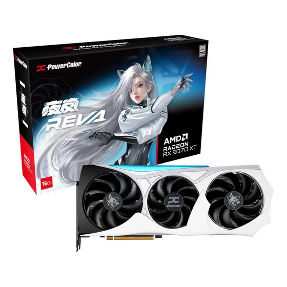 Tarjeta Video Powercolor Hellhound Rx 9070 Xt 16gb Gddr6