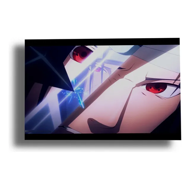 Cuadro Naruto, Uchiha, Kunai 56 50x70 Mdf Memoestampados