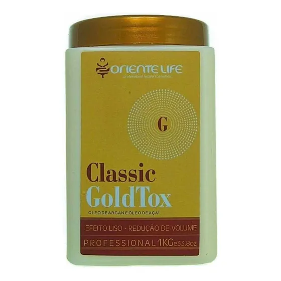 1 Creme Botox Classicgold Oriente Life 1kg Hitrata Reduz Vol