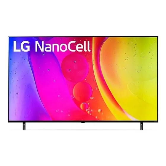 Smart TV de 55" LG 55NANO80 con pantalla LED 4K