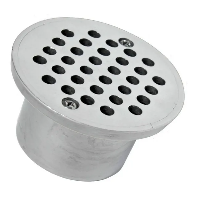 Rejilla Piso Anticucarachas 3.5   Tubo 2  Aluminio Brillante