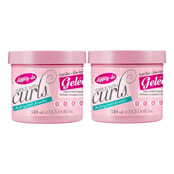 Gel para el cabello Dippity Do Girls With Curls fijación ligera Gelee 3