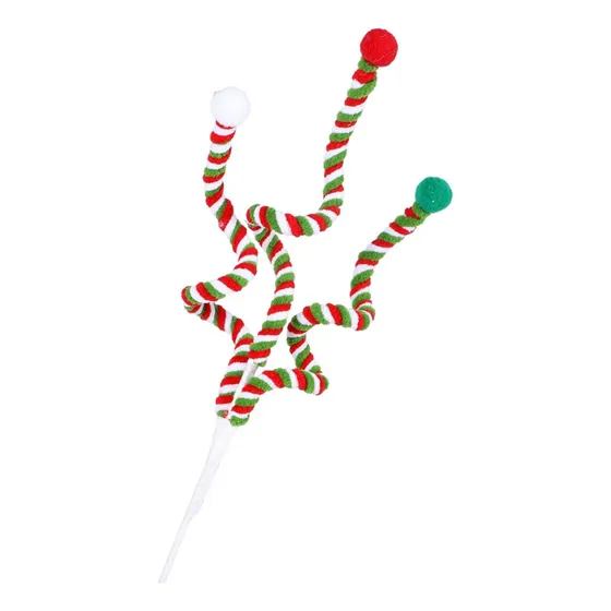 Buquê De Natal Diy Candy Color Candy Cane Branch